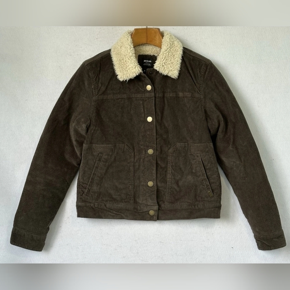 Prana Corduroy Jacket with Sherpa Lining